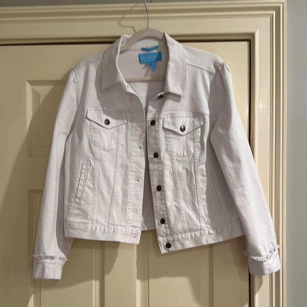 Draper James White Jacket